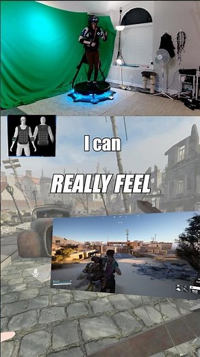 I played ARC Raiders in VR with a Haptic Suit and Treadmill #arcraiders #gaming #vr