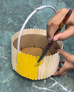 51K views · 208 reactions | Storage box 3d craft using Ice cream sticks #reusing #3d #crafts #storagebox | Deep's CRAFT | Facebook