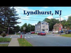 Walk tour in Lyndhurst, New Jersey, USA | Some of the streets from the high school to Greenway 1