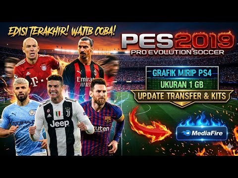 MUST TRY! 🔥 PES 2019 Android OFFLINE Lightweight + Super Cool Graphics!