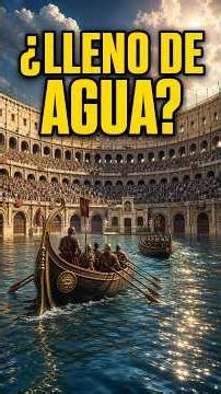 ¿El COLISEO se llenaba de AGUA? 🤯