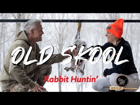 Old Skool RABBIT HUNTING | SCOPED RIFLES and NO DOGS!