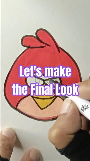 How to Draw Angry Bird part 2🐦 | Easy Cartoon Drawing