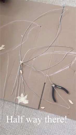 Pt.5 making my fairy wings!🩷 @neoni #fyp #diy