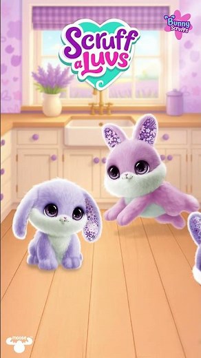 SCRUFFALUVS- RESCUED WITH LUV | BUNNY SCRUFFS ANIMATION