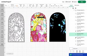 Princess Peach Stained Glass SVG: Mario Game Bundle (digital Download) - Etsy