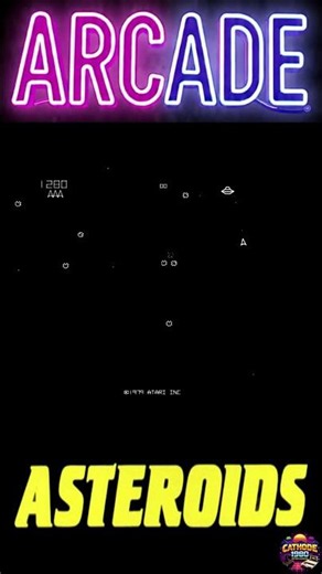 ☄️ Asteroids changed arcade gaming forever! Released by Atari in 1979!