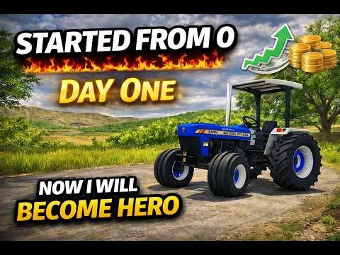 Day 1 of starting fs25 and 0 to hero #tractorstunt #fs25gameplay #tochanking #sultan #viralvideo