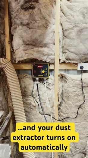 Smart Dust Control in action. Aersync turns your extractor on automatically