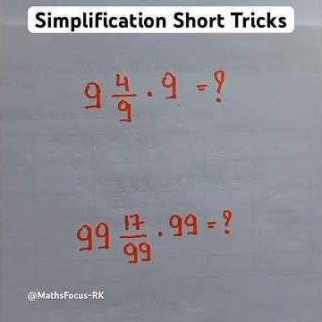 Simplification Short Tricks #maths #simplification #easymaths #mathstricks #mathshorts #simplemath