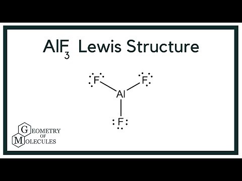 AlF3 Lewis Structure | How to Draw the Lewis Structure for AlF3 (Aluminium Triflouride)