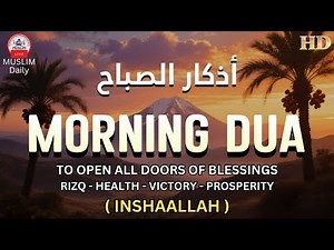 Morning Adhkar (أذكار الصباح) Daily Supplications for Barakah | Daily Dhikr | Muslim Daily