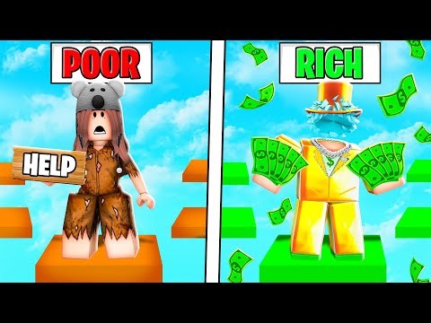 RICH vs POOR Obby in Roblox!!