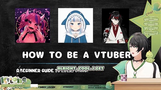 【HOW TO BE A VTUBER】✨A 40 minute guide on your first steps towards getting your first model and becoming a VTuber! 💚🔗https://t.co/Yt8ucJ50Cg