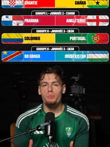 Pourquoi les matchs de groupe se jouent-ils en même temps ?