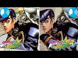 Character Voices Comparison (Part 6)-JoJo's Bizarre Adventure All Star Battle VS All Star Battle R