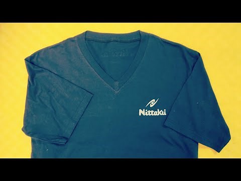 How to Turn a Crew Neck Into V Neckline/ Make a V-Neck from a Crewneck