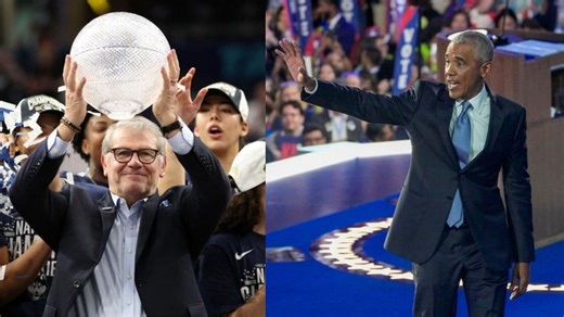 "Stay on that side old man": Fans debate as South Carolina fan Barack Obama reacts to Geno Auriemma's UConn winning NCAA title