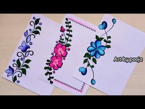 Side Border Design For School Project/Assignment Front Page Design/Project Work Designs/A4size/Index