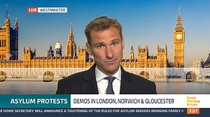 91K views · 659 reactions | 'You can blame this government all you like, but the issue became out of control under the Conservative government.' Susanna challenges Shadow Home Secretary Chris Philp about the small boats crisis and asylum hotels. She points out the rise in asylum seekers in hotel during the Conservative government. | Good Morning Britain | Facebook