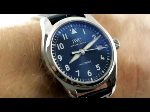 IWC Pilot's Watch 36mm (IW3240-08) - Blue Dial Luxury Watch Review