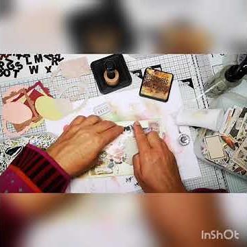 Art envelope using @tim_holtz products | Part 1