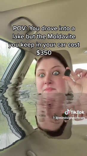 The Moldavite is coming with me 👽 #crystaltok #witchtok #spirituality #moldavite #moldaviteupdate #moldavitestory #crystalcollection #crystalhealing #crystalenergy #moldavitejewelry #fypシ