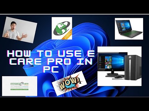 How to use e care pro app in pc and laptop.