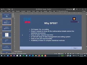 Class 1 | Introduction and Data Entry in SPSS