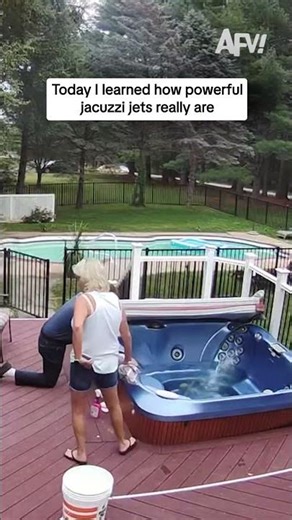 Today I learned how powerful jacuzzi jets really are