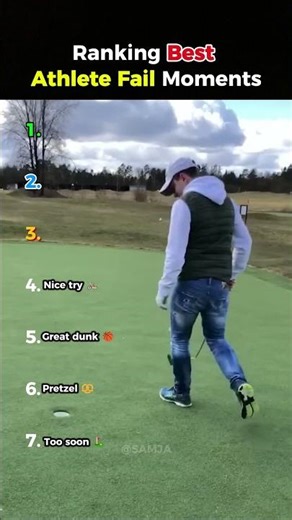 Ranking Best Athlete Fail Moments 😭