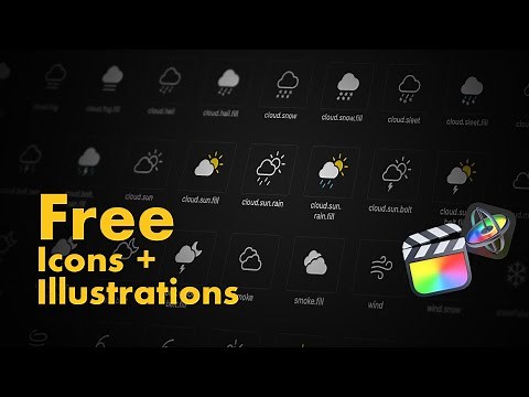 Thousands of Icons and Illustrations for Final Cut Pro (SF Symbols)
