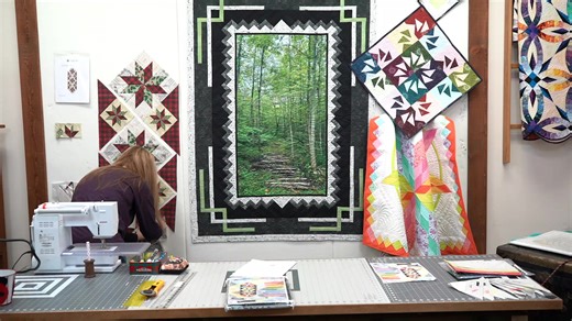 This video provides the necessary tutorial on making the Mini Stars Table Runner, which was the Q4 project for the Quiltworx Box Program Small Box Subscription for 2025! | Quiltworx.com