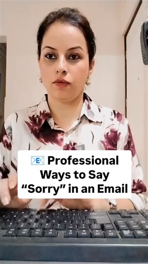 Karishma | Business English Coach | ❤️ Like | 📌 Save | ↗️ Share 📧 Professional Ways to Say “Sorry” in an Email 1️⃣ I sincerely apologize for the inconvenience caused. 2️⃣... | Instagram
