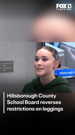 A controversial dress code is off the books in Hillsborough County following plenty of pushback from parents and students. LINK IN BIO 🔗 #news #fox13news #hillsboroughcounty #florida
