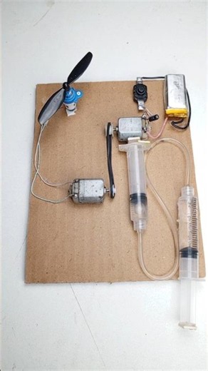 DIY DC Motor Generator #scienceproject #dcmotor #dcgenerator #tech #diy