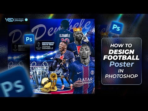 INSANE Football Poster Design in Photoshop | Sports Poster Tutorial.
