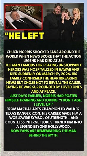 “Walker, Texas Ranger” legend Chuck Norris leaves behind an astonishing fortune — and the reason his