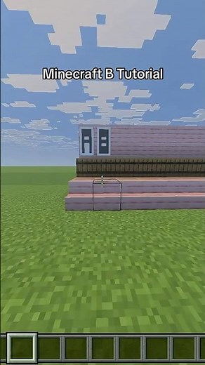 Minecraft B Banner Tutorial #bannertutorial #minecraft #minecraftshorts