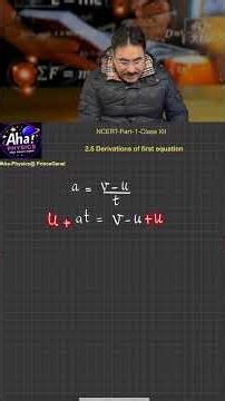 First kinematical equation of motion