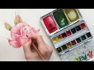 Tipps für eine Aquarell Rose