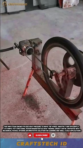 **Mini Steam Engine Innovation: Efficient Heat Power** #tech #innovation #automaticmachine