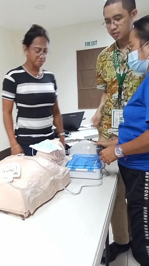 Basic Life Support Training (BLS) #basiclifesupporttraining at Esperanza Training Center Conducted by Drrmh Manila and Manila Health DepartmentYhurieann Cantos #highlightsシ゚ #highlight #facebookreelsviral | Eden Domagoso
