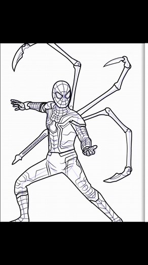 How to draw iron spider. Level of drawing skills ar about 8 or 9. #howtodraw #foryou#fyp #virla #spiderman #100likes? Thanks for two fans!