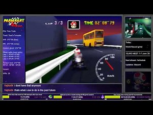 Mario Kart 64 - World Record tie on Toad's Turnpike - 2'57"56 (NTSC: 2'27"67) by Matthias Rustemeyer