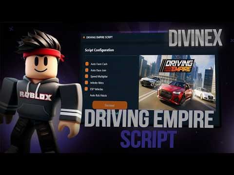 DRIVING EMPIRE SCRIPT! AUTO FARM MONEY, FAST SPEED, ESP & MORE | ios/android/pc