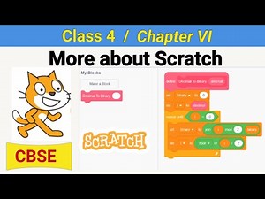Class 4 Chapter 6 - More about Scratch | CBSE based More about Scratch | Computer syllabus