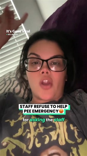 Staff refuse to help pee emergency