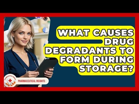 What Causes Drug Degradants To Form During Storage? - Pharmaceutical Insights