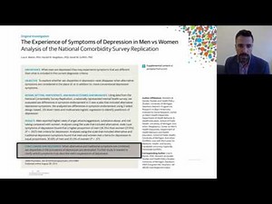 Assessing Depression in Men - Male Depression Risk Scale (MDRS 22) and the PHQ-9.